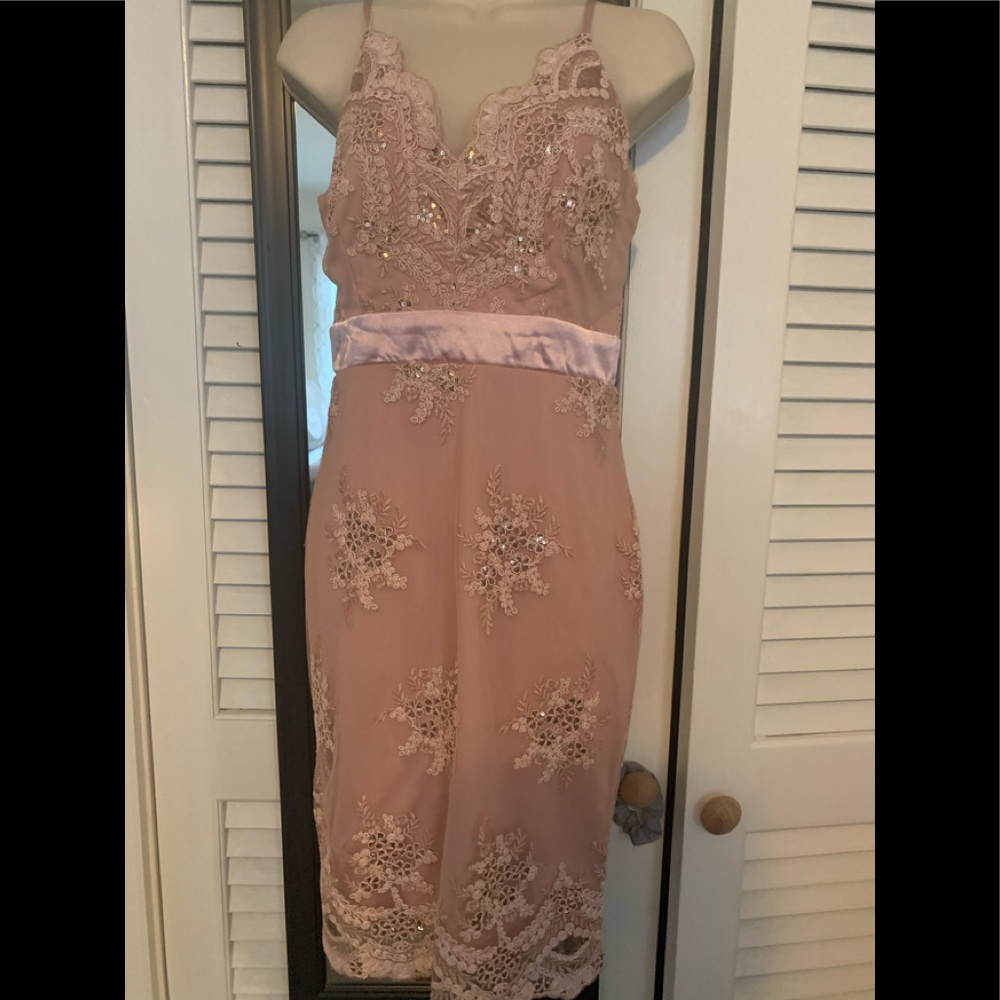Venus size 4 dress (blush color)